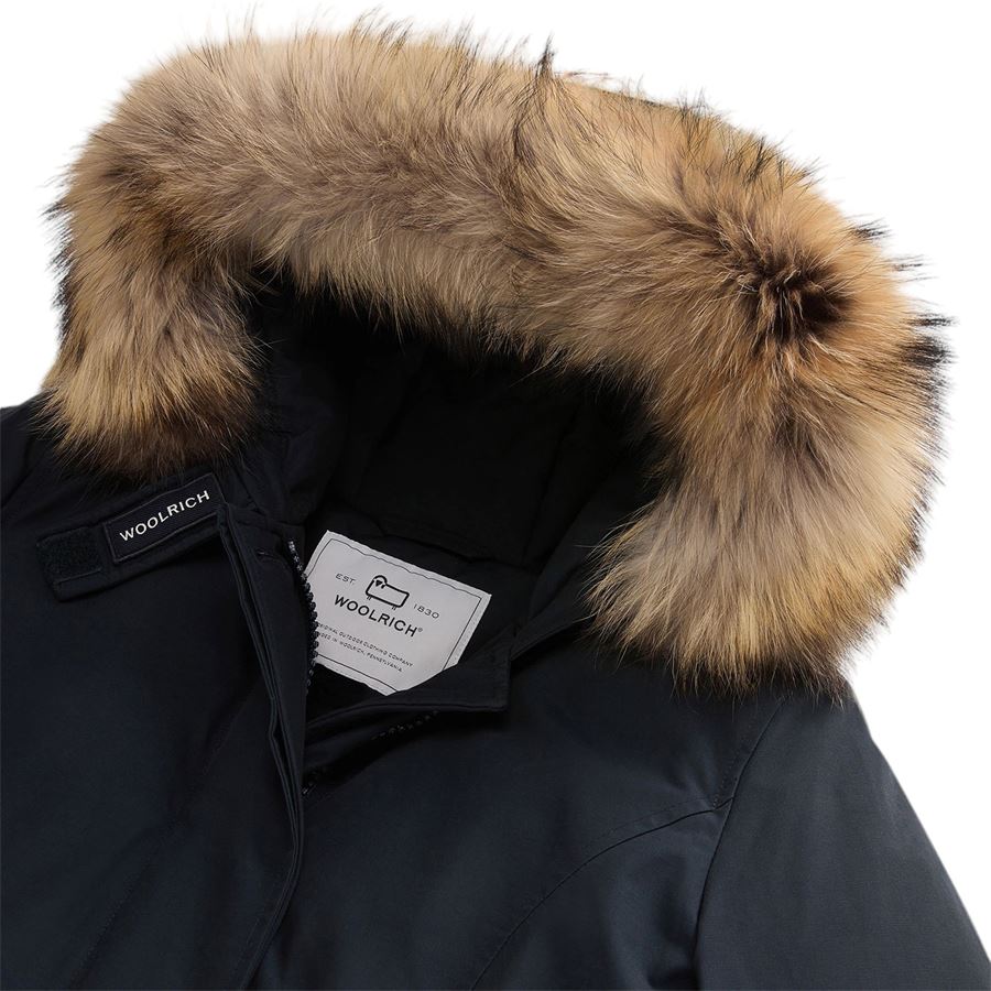 Arctic Parka in Ramar Cloth con pelliccia removibile da donna Woolrich | CFWWOU0538DKN